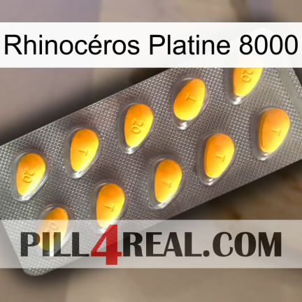 Rhinocéros Platine 8000 cialis1